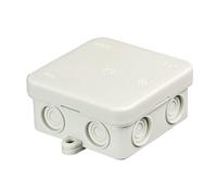 SD ProfiLine K8 Wet Room External Electrical Junction Box, 75 x 75 x 36 mm, Light Grey, Pack of 10