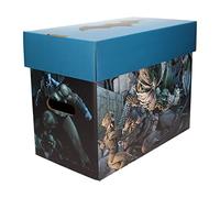 SD TOYS - Batman Box with Lid for Comics, Black and Blue, 22 x 30 x 41 cm