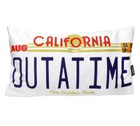 SD TOYS Cojin Rectangular Regreso Futuro-Envasado al vacío-Medidas 50x30cm Cushion Out a Time Back to The Future-Vacuum Packaging-Measures 50 x 30 cm, White