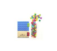 Sd Toys Combo M Azul/blue Libreta Waff + Letras A5 Notebook