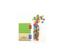 Sd Toys Combo M Verde/green Libreta Waff + Letras A5 Notebook