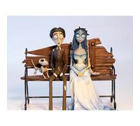 Set Figura Víctor y Emily Sentados en Banco