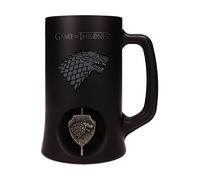 SD toys Game of Thrones beer mug - 3D swirling Targaryen symbol, black.