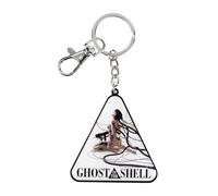 SD TOYS - Resting Motoko Ghost in the Shell Metal Keychain - Perfect Keychain for Collecting - Size 14 x 5 cm
