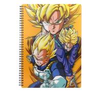 SD TOYS - Saiyans Dragon Ball Z 3D effect notebook - 30 x 21 cm