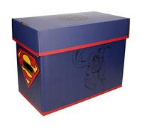 SD TOYS - Superman, Box with Lid for Comics, Violet, 22 x 30 x 41 cm