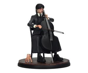 SD TOYS Wednesday Figurine with Cello 20 cm