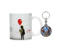 SD Toys - You'll Float Too Mug Set + Metal Keychain Gift IT