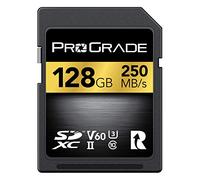 SD UHS-II 128GB Card V60 - Up to 130MB/s write speed and 250MB/s reading speed | For professional Vloggers, filmmakers, photographers and content curators - By Prograde Digital