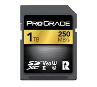 SD UHS-II 1TB Card V60 -Up to 130MB/s Write Speed and 250 MB/s Read Speed | For Professional Vloggers, Filmmakers, Photographers & Content Curators - By ProGrade