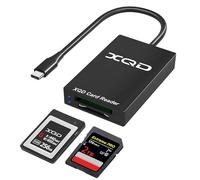 SD/XQD Card Reader 5Gbps - 2 IN 1 USB C Dual Slot Memory Card Reader Super Speed Support Sony G/M Series, Lexar 2933x/1400x USB Mark XQD Card, SD Card for Android/Windows/Mac OS/Linux/iPhone 17 16 15