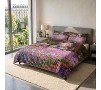 SD55 Double Duvet Cover Set, 100% Cotton, Made in Italy, 250 x 200 cm with Double Flap 50 cm + 2 Pillowcases 50 x 80 cm with Internal Flap, Digital Print