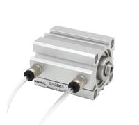 SDA 12mm Series Pneumatic Compact air Cylinder Bore to 5 10 15 20 25 30 35 mm Stroke Double Acting Cylinder(SDA12-10,-S(with Magnetism))