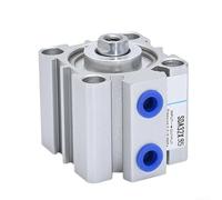 SDA 32X35 Pneumatic Air Cylinder with Compact Body, 32mm Bore, 35mm Route, 1/8 PT Port, Hard Anodized Aluminum Alloy for Long Service Life