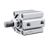 SDA B Air Pneumatic Compact Thin Cylinder Male Thread