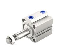 SDA B Series Male Thread Bore 12 16 20 25 32 40 50 63 80mm Stroke 5 10 20 25 30 40 45 50mm Air Pneumatic Compact Thin Cylinder(Stroke 5mm,Bore 25mm)