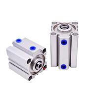 SDA -S Female Thread with Magnet Pneumatic Cylinder Compact Double Acting Thin Cylinder SDA50 SDA63 1Pcs(Stroke 20mm,Bore 50mm)
