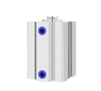 SDA20 SDA25 SDA32 SDA40 SDA50 SDA63 Stroke 5 10 20 25 30 Compact Double Acting Air Pneumatic Piston Cylinder 1Pcs(Storke 5mm)