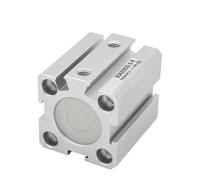 SDA63-B Air Pneumatic Cylinder SDA63x50-B Double Acting Compact Male Thread 1Pcs(SDA63X45-B,Nill)