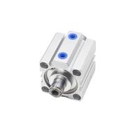 SDAD-B Double Rod Pneumatic Cylinder SC32X90/95/100 - Compact Long Stroke Cylinder with Large Thrust and Male Thread(80x32mm)