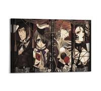 SDAEWUBB Black Butler Anime TV Show Poster Poster Decorative Painting Canvas Wall Posters And Art Picture Print Modern Family Bedroom Decor Posters 20x30inch(50x75cm)