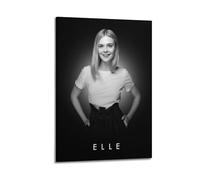 SDAEWUBB Elle Fanning Poster Poster Decorative Painting Canvas Wall Posters And Art Picture Print Modern Family Bedroom Decor Posters 12x18inch(30x45cm)