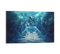 SDAEWUBB Frozen Throne Widescreen Poster Poster Decorative Painting Canvas Wall Posters And Art Picture Print Modern Family Bedroom Decor Posters 16x24inch(40x60cm)