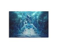 SDAEWUBB Frozen Throne Widescreen Poster Poster Decorative Painting Canvas Wall Posters And Art Picture Print Modern Family Bedroom Decor Posters 16x24inch(40x60cm)