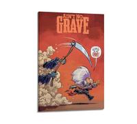 SDAEWUBB No Grave Poster Poster Decorative Painting Canvas Wall Posters And Art Picture Print Modern Family Bedroom Decor Posters 12x18inch(30x45cm)
