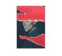 SDAEWUBB Three Billboards Outside Ebbing, Missouri Poster Decorative Painting Canvas Wall Posters And Art Picture Print Modern Family Bedroom Decor Posters 16x24inch(40x60cm)