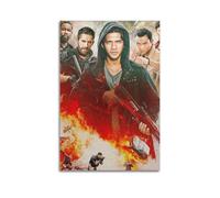 SDAEWUBB Triple Threat Poster Poster Decorative Painting Canvas Wall Posters And Art Picture Print Modern Family Bedroom Decor Posters 08x12inch(20x30cm)