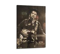 SDAEWUBB Waylon Jennings Poster Poster Decorative Painting Canvas Wall Posters And Art Picture Print Modern Family Bedroom Decor Posters 16x24inch(40x60cm)