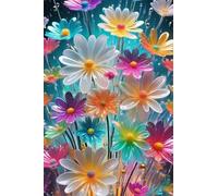 SDAFUS.. 5D Diamond Painting Kit for Adults,Diamond Art Kits for Beginner,Gem Art,Crystal Art Kits Full Round Drill for Home Wall Decor Gifts for Women, Men (Flower)