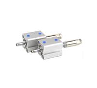 SDAJ12/16 Double Acting Piston Adjustable Stroke Compact Thin Air Pneumatic Cylinder 20-50mm 1Pcs(SDAJ12x30-20)