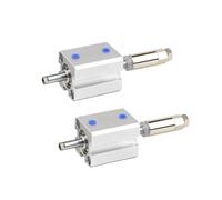 SDAJ12/16mm Double Acting Piston Tools Aluminum Alloy Adjustable Stroke Compact Thin Air Pneumatic Cylinder(SDAJ16x20-20)