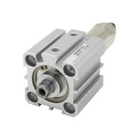 SDAJ20 Adjustable Stroke Compact Air Cylinder Double Acting SDAJ20X20-20 SDAJ20X30-20(SDAJ20X20-20,Nill)