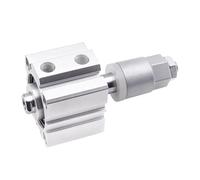 SDAJ25 Adjustable Compact Thin Pneumatic Air Cylinder Piston Aluminum Alloy Double Acting(Stroke 40-40mm)