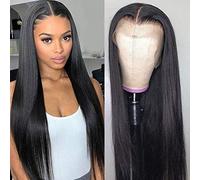 sdamey 360 Lace Front Wigs Straight Human Hair Transparent Human Hair Wig Full Lace for Women 200 Density Human Hair Pre Arran