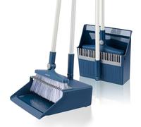 SDARISB Broom and Dustpan Set with 127 cm Long Handle Upright Shovel and Broom Set 180 Degree Rotating Sweeper and Dustpan Combo for Home Kitchen Office Lobby Patio