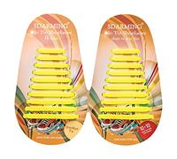 SDARMING No Tie Elastic Laces for Kids and Adults, Waterproof Tieless Running Laces (Yellow)