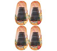 SDARMING No Tie Shoe Laces for Kids and Adults, Elastic Silicone Tieless Running Shoe Laces (Black)