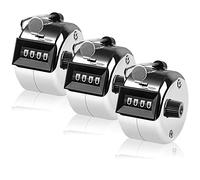 SDARMING tally counter, 4-digit clicker counter, Metal hand tally counters clicker for counting, golf scoring (3 PCS)