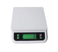 SdaryWare 30kg/1g Electronic Kitchen Scales Postal Electronic Scale Portable Package Weighing Scale Digital Food Scale Home Cooking Baking Fruit Weighing Multifunctional Scales (White 20kg)
