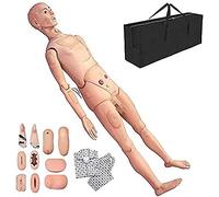 SdaryWare 5.7ft Life Size Patient Care Manikin Training CPR Simulator Nursing Skills Human Model for Medical Nursing Training Manikin
