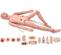 SdaryWare Advanced Patient Care Manikin PVC Training Simulator Nursing Skills Full Body Human Model for Nursing Medical Training