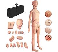 SdaryWare Body Care Simulator Model Multi-Functional Combination Nursing Training Manikin, for Teaching Medical Training PVC Anatomical Mannequin