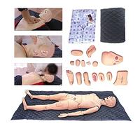 SdaryWare Geriatric Training Manikin Patient Care Skills Mannequin Model with Interchangeable Genitals and Bedsore Modules for Nursing Medical Training Teaching Medical Supplies Male