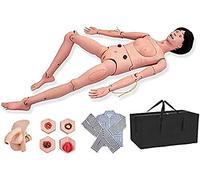 SdaryWare Patient Care Skills Mannequin Multifunctional Anatomical Mannequin for Medical Nursing Training Teaching Elderly Training Model