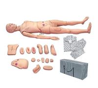 SdaryWare Teaching Model, Nursing Skills Training Manikin 5.8ft Life Size Training Mannequin Patient Care Manikin Training CPR Geriatric Human Model