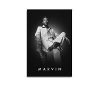 SDASIUVP Singer Marvin Gaye Poster Poster Decorative Painting Canvas Wall Posters And Art Picture Print Modern Family Bedroom Decor Posters 08x12inch(20x30cm)